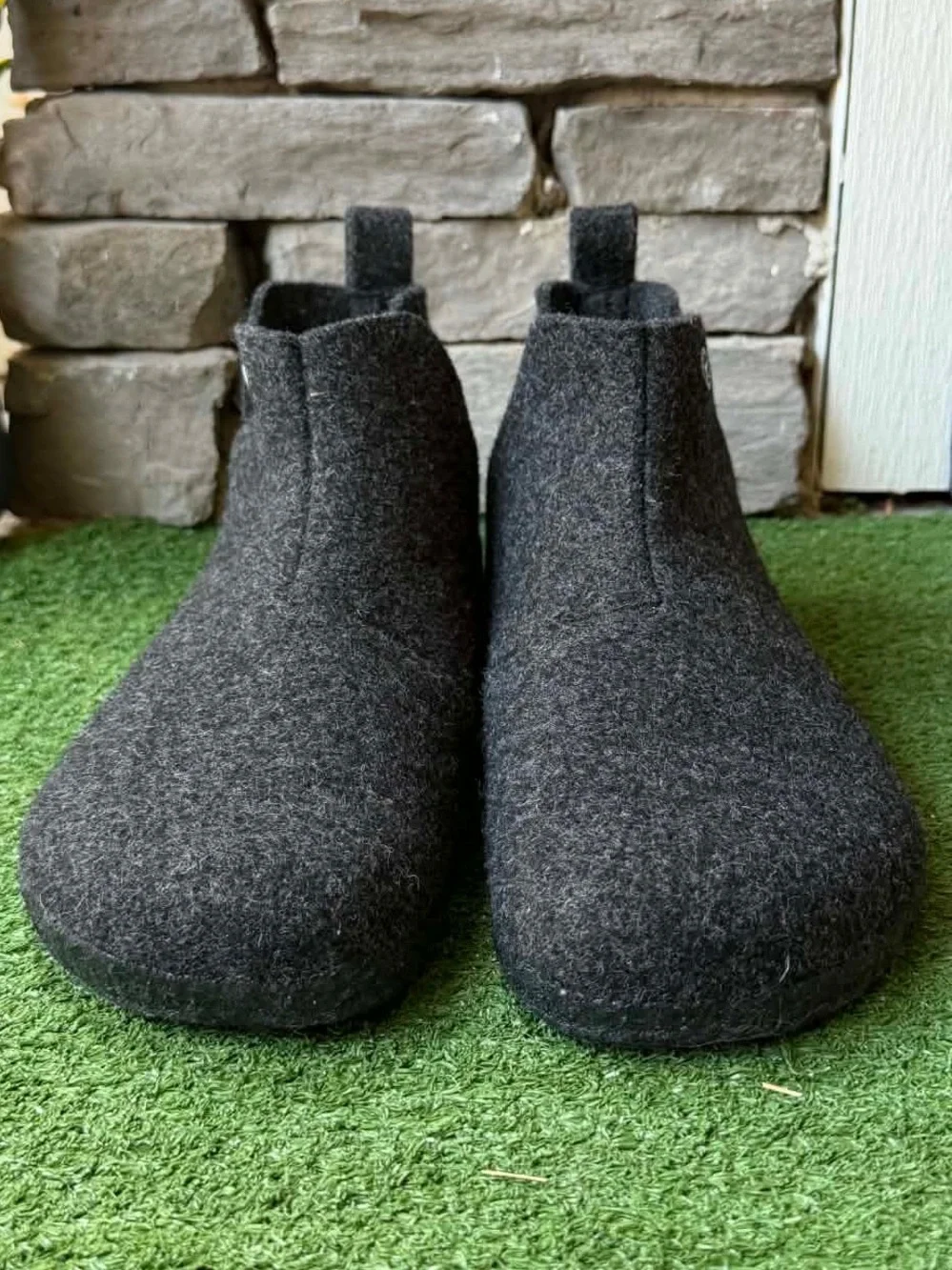 Birkenstock Andermatt Shearling Wool Felt Slipper Mens Booties